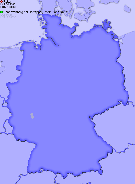 Distance from Rettert to Charlottenberg bei Holzappel, Rhein-Lahn-Kreis